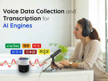 Voice Data Collection and Transcription for AI Engines