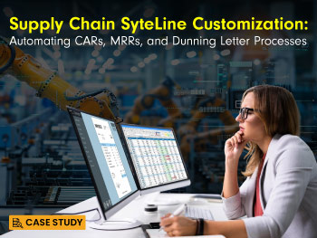Supply Chain SyteLine Customization - Case study