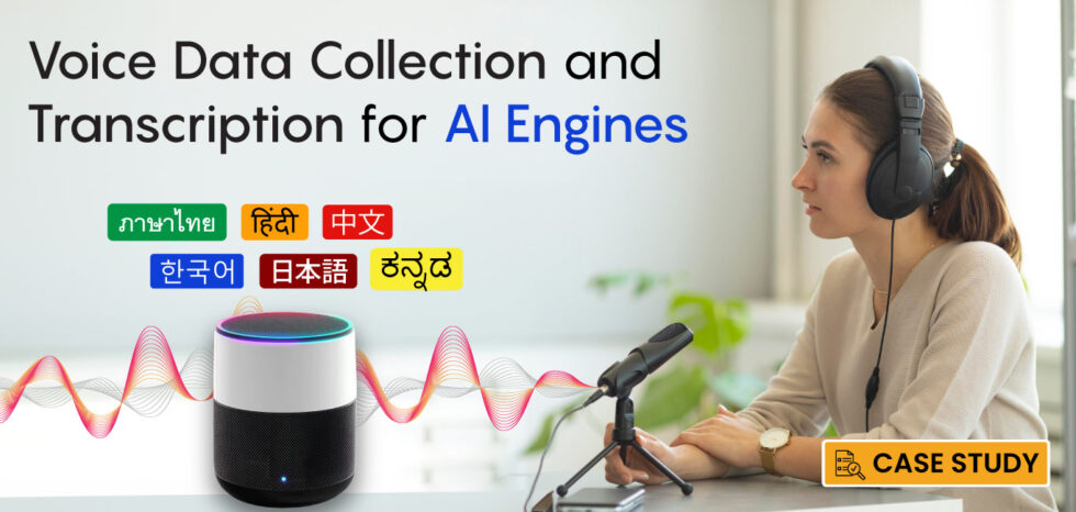 Voice Data Collection for AI Engines and Transcription – Case Study