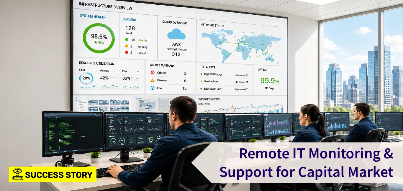 Success Story: Remote IT Monitoring & Support for Capital Market
