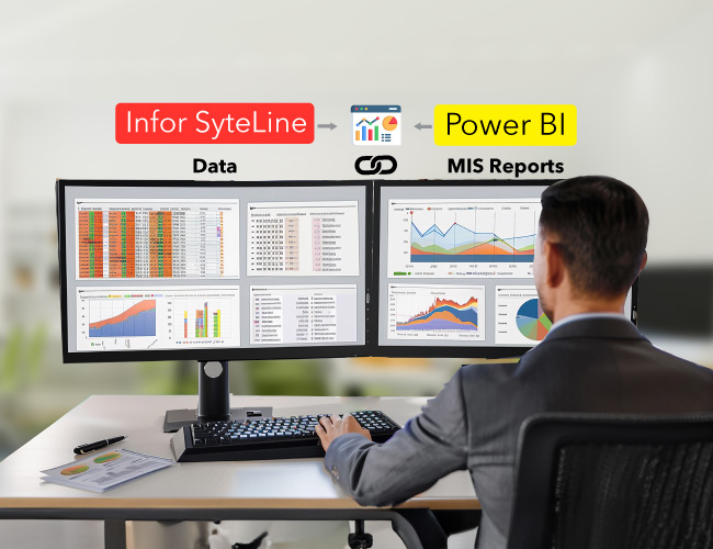 infor syteline power bi connector