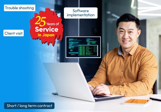 Onsite IT support services in Japan