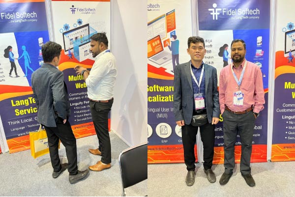 received a great response at Fidel's booth in IndiaSoft 2023