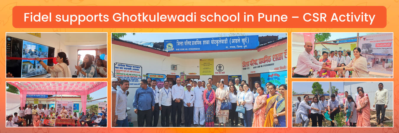 Fidel supports Ghotkulewadi school in Pune – CSR Activity