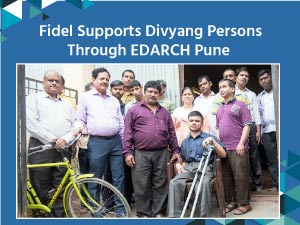 Fidel Supports Divyang Persons through EDARCH Pune – CSR Activity 
